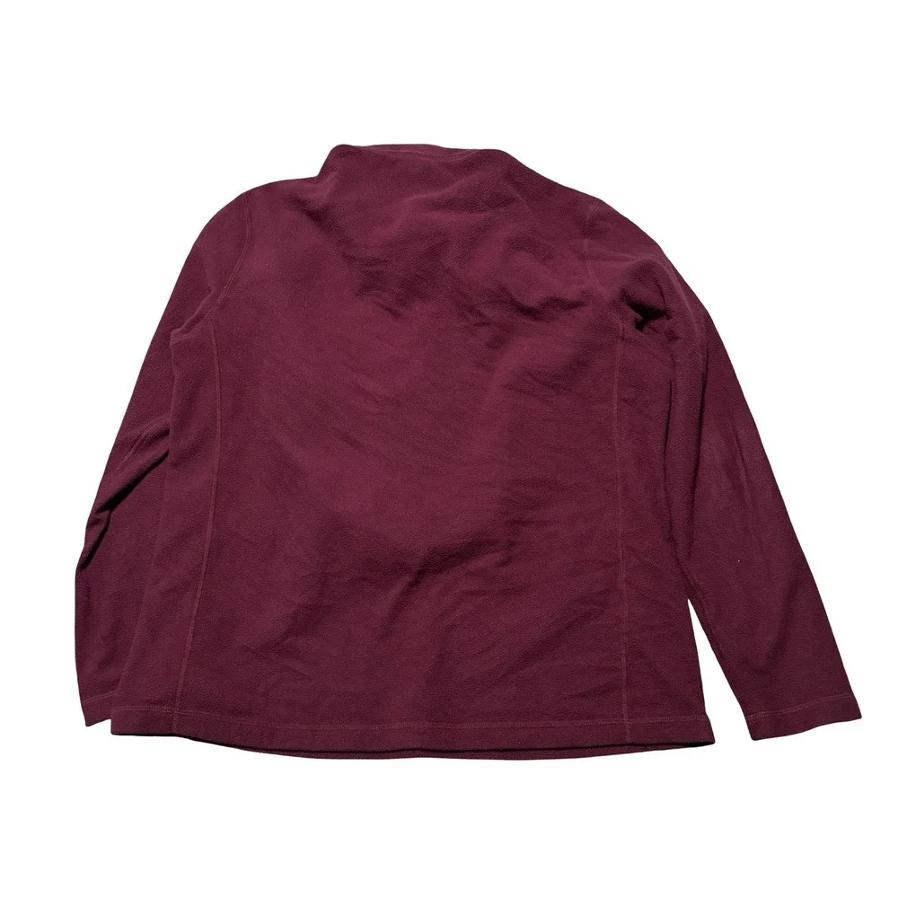 The‎ North Face Men's 1/4 Zip Lightweight Fleece Pullover Red Size Large 23 x 28